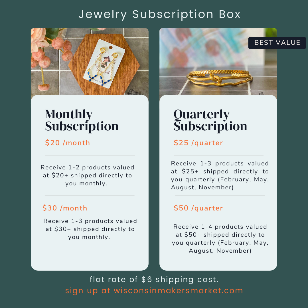 Jewelry Subscription Box- Quarterly